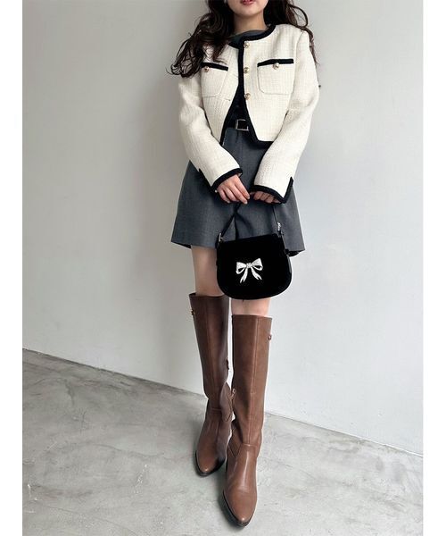 ⭐︎ 【新品未使用】LILY BROWN ベルト付きミニロンパース ベルト付きミニロンパース（オールインワン）｜LILY BROWN