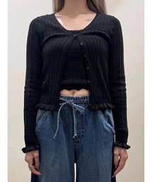 GAP | コットン100% ポインテールカーディガン(カーディガン/ボレロ)