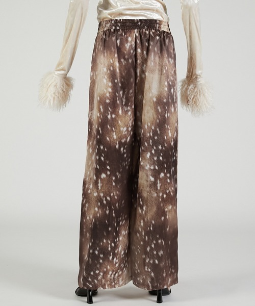 PRANK PROJECT(プランクプロジェクト)の「バンビプリントワイドパンツ / Bambi Print Wide Pants(その他パンツ・レディース・マルチ・38/36)」の5枚目の写真