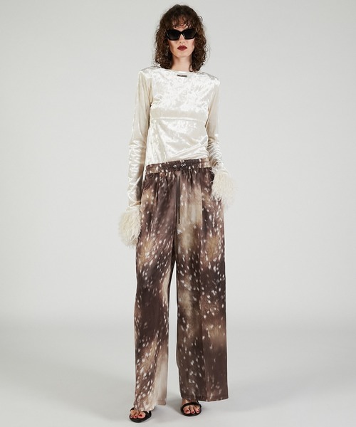 バンビプリントワイドパンツ / Bambi Print Wide Pants（その他パンツ