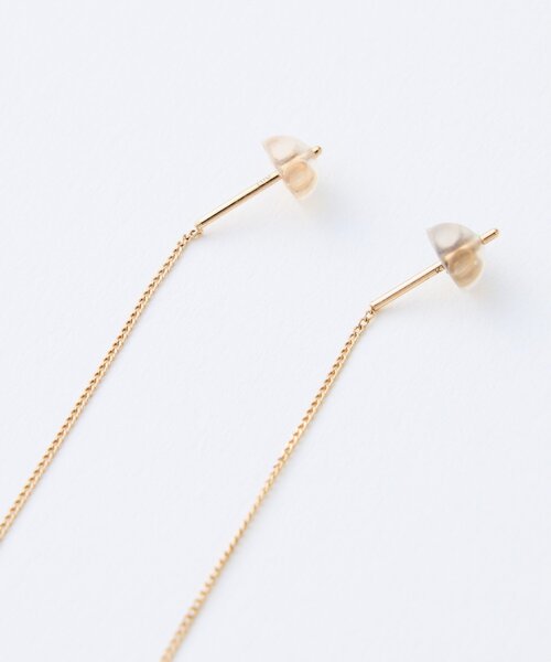 Whim Gazette（ウィムガゼット）の「【Hoaw.】10K Lineピアス（ピアス（両耳用）・レディース・ゴールド・FREE）」の7枚目の写真