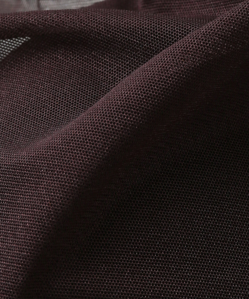 IENA(イエナ)の「NICENICE MOMENT/ナイスナイスモーメント MESH BRA TANK NNM3-25SS-012(その他アンダーウェア/インナー・レディース・ブラック/ブラウン・X-SMALL)」の11枚目の写真