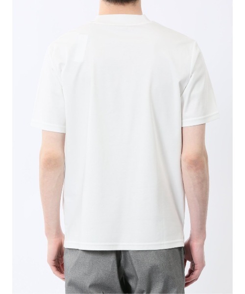 TAKA-Q(タカキュー)の「【綿100% ストレッチ】タカキュー スロープネック半袖Tシャツ(Tシャツ/カットソー・メンズ・ホワイト/ブラック・MEDIUM/LARGE/X-LARGE/S)」の21枚目の写真