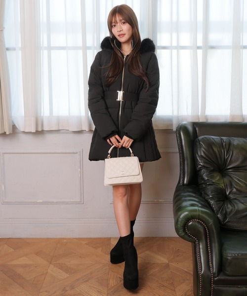 シェーディングライン中綿コート（ダウンジャケット/コート