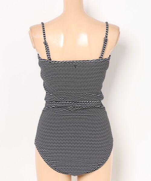 BILLABONG(ビラボン)の「BILLABONG レディース STRIP HIGH WAIST TANKINI 水着 【2025年夏モデル】ビラボンボーダー柄タンキニ(水着)(水着・レディース・レッド系その他/ブラック系その他/ホワイト系その他・LARGE/MEDIUM)」の5枚目の写真