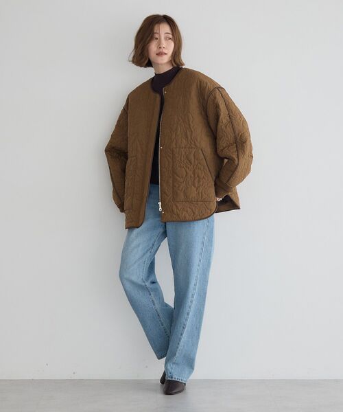 YECCA VECCA（イェッカヴェッカ）の「ルーズストレートデニムパンツ（デニムパンツ・レディース・グレー/インディゴブルー・S/M）」の21枚目の写真