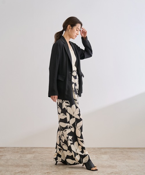 ROPE'(ロペ)の「シアージャケット/セットアップ対応(テーラードジャケット・レディース・ブラック/グレー・38/36)」の7枚目の写真