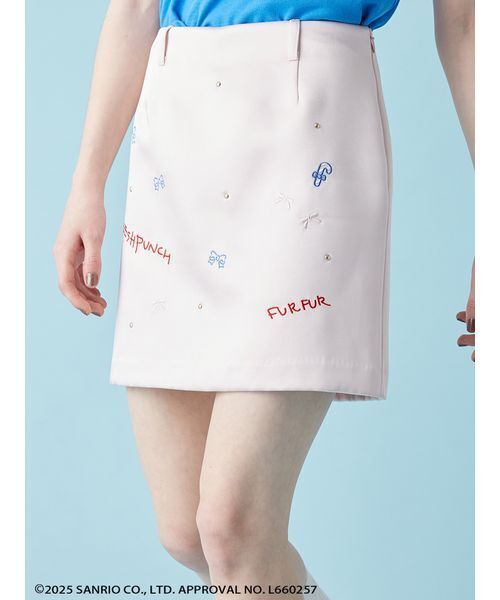 FURFUR（ファーファー）の「FRESH PUNCH 刺繍スカート（スカート・レディース・グレー/ピンク/ブラック・F）」の10枚目の写真