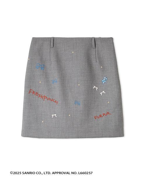 FURFUR（ファーファー）の「FRESH PUNCH 刺繍スカート（スカート・レディース・グレー/ピンク/ブラック・F）」の15枚目の写真