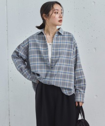 Doux archives | オンブレチェックシャツ(シャツ/ブラウス)
