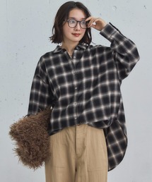 Doux archives | オンブレチェックシャツ(シャツ/ブラウス)