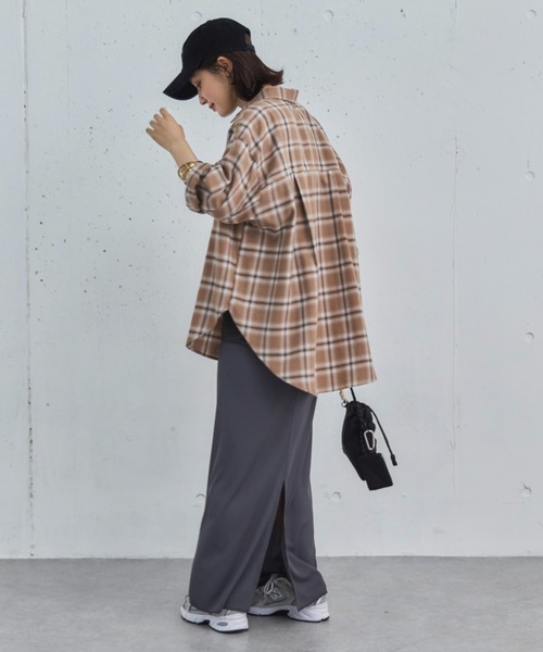 Doux archives（ドゥアルシーヴ）の「オンブレチェックシャツ（シャツ/ブラウス・レディース・ブラウン/ブラック/ブルー・38）」の15枚目の写真