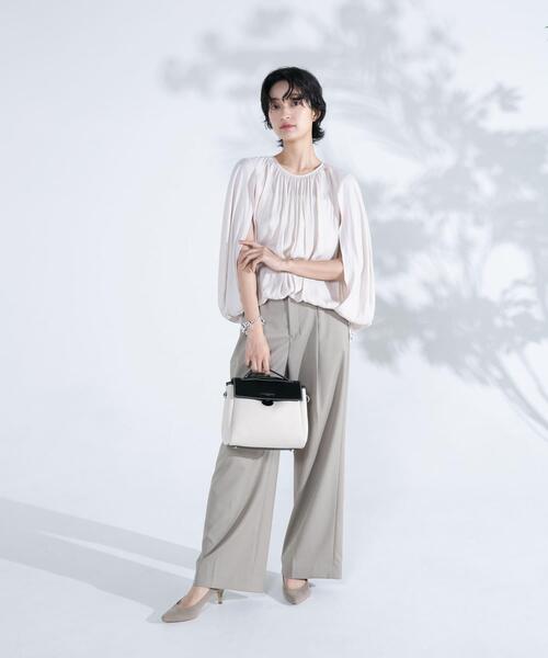 URBAN RESEARCH ROSSO WOMEN（アーバンリサーチ　ロッソ）の「2WAYバルーンブラウス（シャツ/ブラウス・レディース・ブルー系その他/アイボリー/イエロー系その他・FREE）」の11枚目の写真