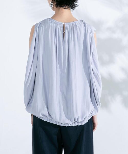 URBAN RESEARCH ROSSO WOMEN（アーバンリサーチ　ロッソ）の「2WAYバルーンブラウス（シャツ/ブラウス・レディース・ブルー系その他/アイボリー/イエロー系その他・FREE）」の4枚目の写真