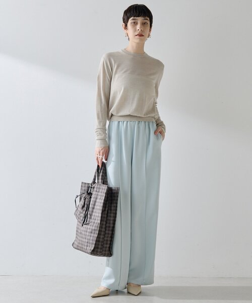 Whim Gazette(ウィムガゼット)の「16Gクルーネックプルオーバー(ニット/セーター・レディース・ライトベージュ/グレー/ブルー系その他・FREE)」の16枚目の写真