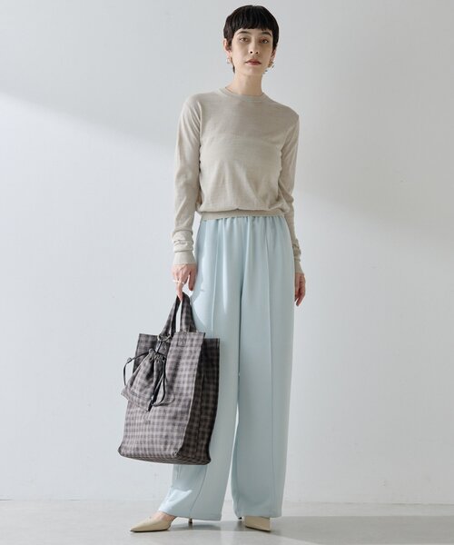 Whim Gazette(ウィムガゼット)の「16Gクルーネックプルオーバー(ニット/セーター・レディース・ライトベージュ/グレー/ブルー系その他・FREE)」の17枚目の写真