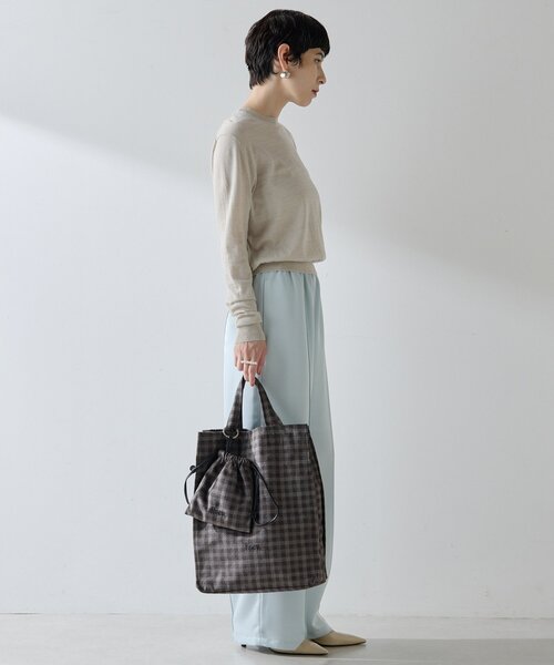 Whim Gazette(ウィムガゼット)の「16Gクルーネックプルオーバー(ニット/セーター・レディース・ライトベージュ/グレー/ブルー系その他・FREE)」の13枚目の写真