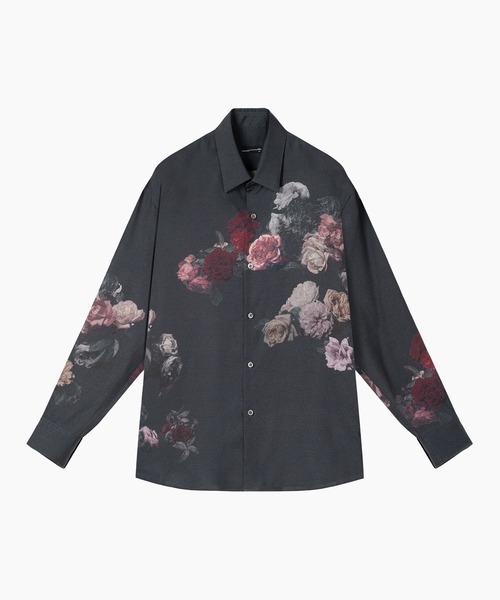 さ*き様 LAD MUSICIAN 25aw BASKET OF ROSES ビ TENCEL BROAD BASKET OF ROSES BIG SHIRT（シャツ/ブラウス