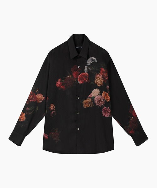 さ*き様 LAD MUSICIAN 25aw BASKET OF ROSES ビ TENCEL BROAD BASKET OF ROSES BIG SHIRT（シャツ/ブラウス
