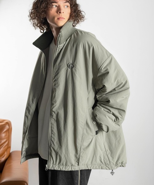 セール】「防寒高機能。」リブハイネック中綿入りモンスターオーバー