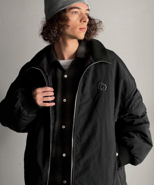 セール】「防寒高機能。」リブハイネック中綿入りモンスターオーバー