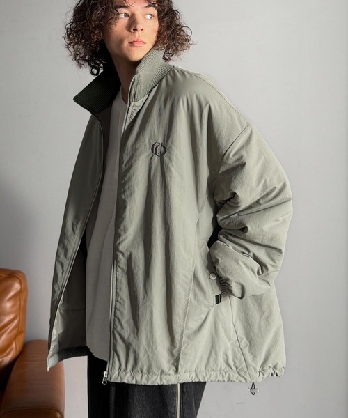 美品✨45R ジンバウェザーの908スウィングトップ ジャケット　ハイネック セール】「防寒高機能。」リブハイネック中綿入りモンスターオーバー