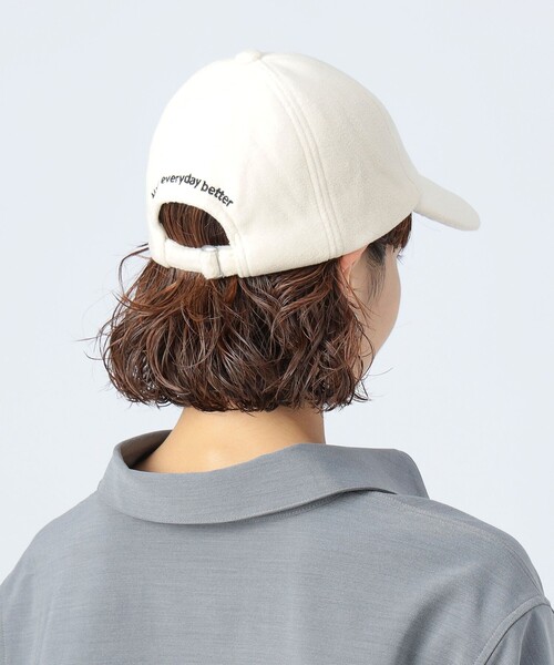 BEAMS HEART(ビームスハート)の「B-HEART ロゴ フリース キャップ(ハット・レディース・ホワイト系その他5/グレー・ONE SIZE)」の1枚目の写真