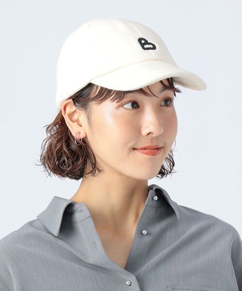 BEAMS HEART(ビームスハート)の「B-HEART ロゴ フリース キャップ(ハット・レディース・ホワイト系その他5/グレー・ONE SIZE)」の3枚目の写真