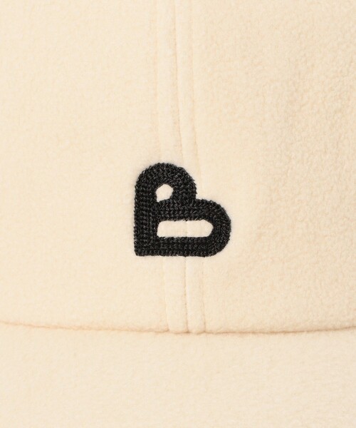 BEAMS HEART(ビームスハート)の「B-HEART ロゴ フリース キャップ(ハット・レディース・ホワイト系その他5/グレー・ONE SIZE)」の6枚目の写真