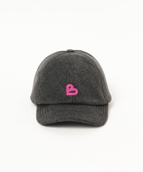 BEAMS HEART(ビームスハート)の「B-HEART ロゴ フリース キャップ(ハット・レディース・ホワイト系その他5/グレー・ONE SIZE)」の8枚目の写真