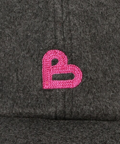 BEAMS HEART(ビームスハート)の「B-HEART ロゴ フリース キャップ(ハット・レディース・ホワイト系その他5/グレー・ONE SIZE)」の10枚目の写真