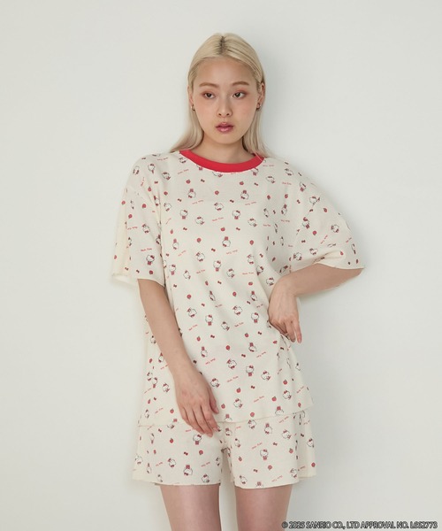 HELLO KITTY × FRUIT OF THE LOOM × forksy.】ハローキティ 半袖