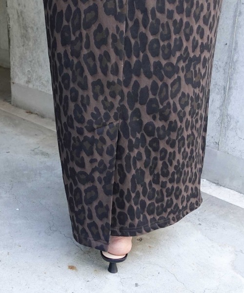 CORNERS by KR（コーナーズバイケーアール）の「【CORNERS by KR】レオパード柄ナロースカート（スカート・レディース・ブラウン・FREE）」の12枚目の写真