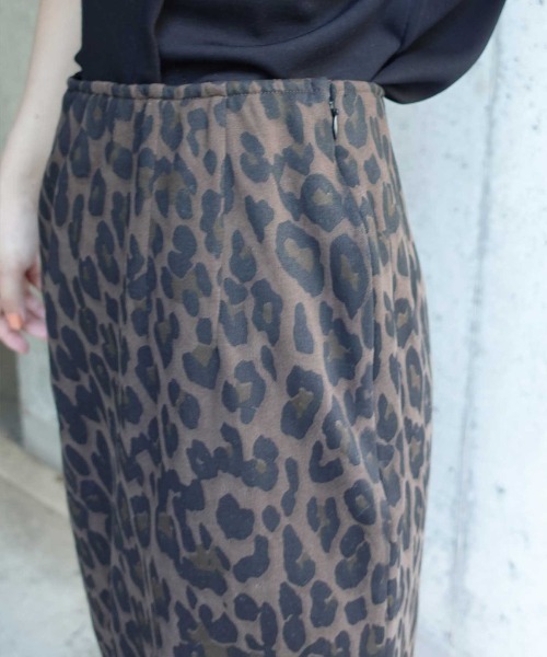 CORNERS by KR（コーナーズバイケーアール）の「【CORNERS by KR】レオパード柄ナロースカート（スカート・レディース・ブラウン・FREE）」の13枚目の写真