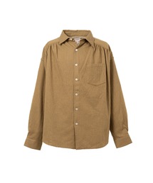 KAMIYA（カミヤ）の「Pinstripe Back Gathered Shirt（シャツ/ブラウス）」