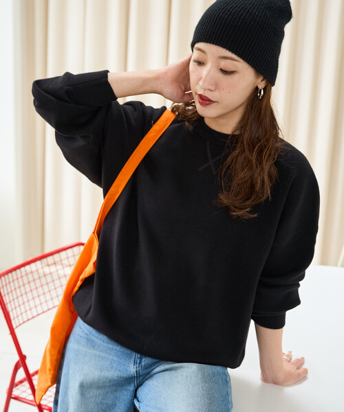 限定展開 スウェット ライク プルオーバー（ニット/セーター