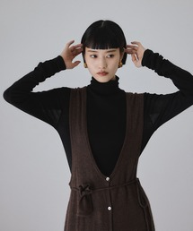 ADAM ET ROPE' | ウォッシャブルウールタートルネックカットオフプルオーバー(Tシャツ/カットソー)