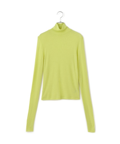 セール】ウォッシャブルウールタートルネックカットオフプルオーバー