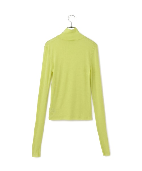 セール】ウォッシャブルウールタートルネックカットオフプルオーバー