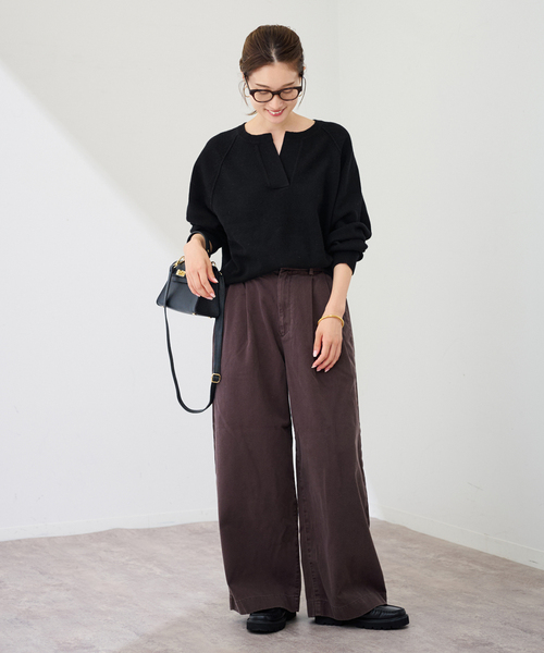 セール】≪追加≫ミドルゲージテンジクヘンリープルオーバー（ニット