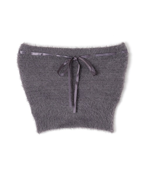 M DOLLY(エムドリー)の「ribbon soffice knit tops / リボンソッフィチェニットトップス(ニット/セーター・レディース・ベージュ/ブラック/グレー・FREE)」の20枚目の写真