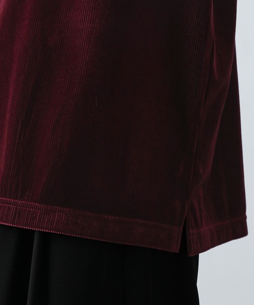 HARE（ハレ）の「ユルネックベロアカットソー(HARE)（Tシャツ/カットソー・メンズ・ブラック/レッド・SMALL/MEDIUM）」の14枚目の写真