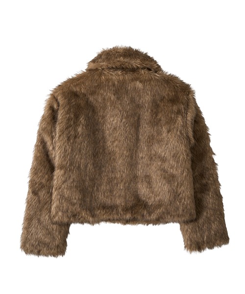 ブラウン フェイクファー オーバーサイズコート セール】【日本限定】FAKE FUR COAT / フェイクファーコート（その他
