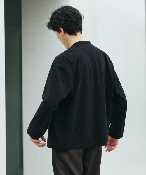 JOURNAL STANDARD(ジャーナルスタンダード)の「TRICOT CORD カーディガン ジャケット / セットアップ対応(カーディガン/ボレロ・メンズ・チャコールグレー/ブラック/チョコ/ダークブルー・SMALL/MEDIUM/LARGE)」の11枚目の写真