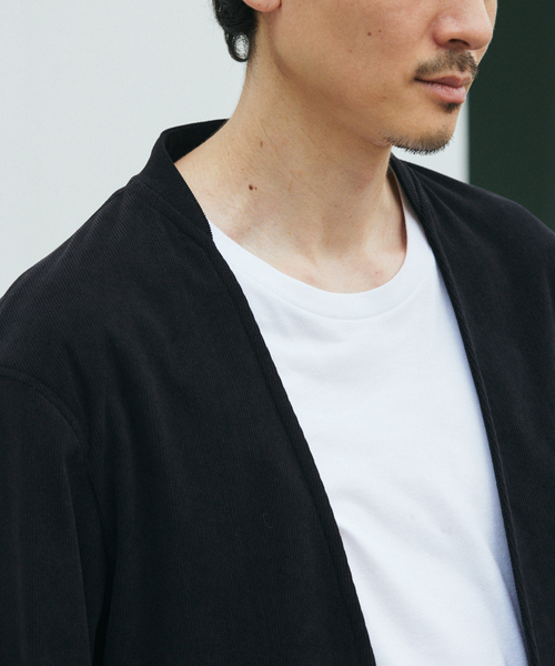 JOURNAL STANDARD(ジャーナルスタンダード)の「TRICOT CORD カーディガン ジャケット / セットアップ対応(カーディガン/ボレロ・メンズ・チャコールグレー/ブラック/チョコ/ダークブルー・SMALL/MEDIUM/LARGE)」の16枚目の写真