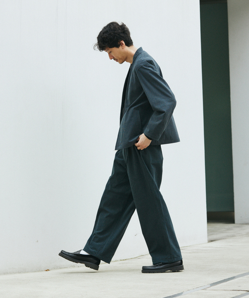 JOURNAL STANDARD(ジャーナルスタンダード)の「TRICOT CORD カーディガン ジャケット / セットアップ対応(カーディガン/ボレロ・メンズ・チャコールグレー/ブラック/チョコ/ダークブルー・SMALL/MEDIUM/LARGE)」の8枚目の写真