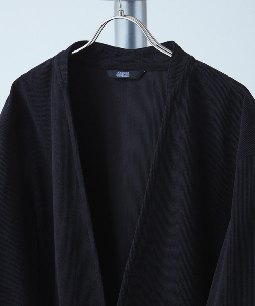 JOURNAL STANDARD(ジャーナルスタンダード)の「TRICOT CORD カーディガン ジャケット / セットアップ対応(カーディガン/ボレロ・メンズ・チャコールグレー/ブラック/チョコ/ダークブルー・SMALL/MEDIUM/LARGE)」の7枚目の写真