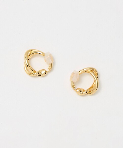 green label relaxing（グリーンレーベルリラクシング）の「ツイストフープ イヤリング 2（イヤリング・レディース・ゴールド/シルバー・FREE）」の7枚目の写真