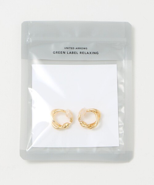 green label relaxing（グリーンレーベルリラクシング）の「ツイストフープ イヤリング 2（イヤリング・レディース・ゴールド/シルバー・FREE）」の14枚目の写真