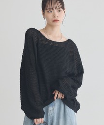 earth music&ecology | ふんわりシアープルオーバー(Tシャツ/カットソー)